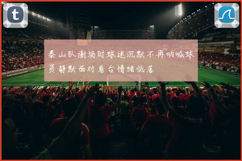 泰山队谢场时球迷沉默不再呐喊球员静默面对看台情绪低落